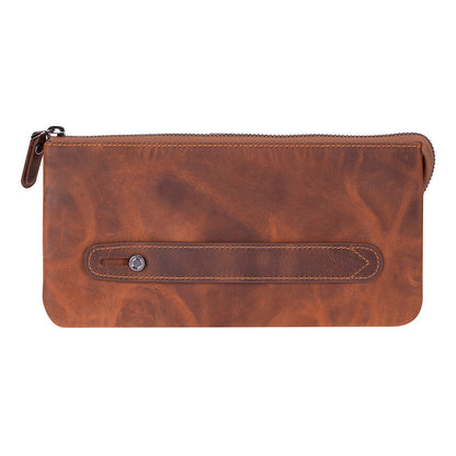 Majeste Leather Clutch Bag Mizuri Leather