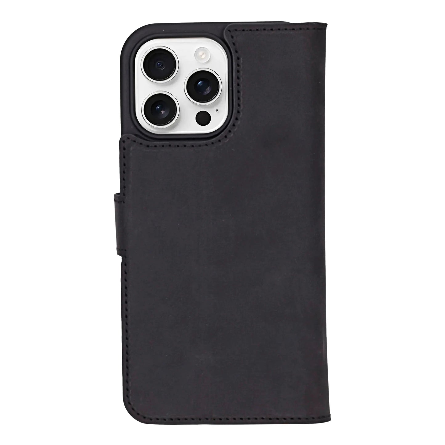 iPhone 16 Pro Leather Wallet Case Detachable RFID MagSafe – Liluri Series Mizuri Leather