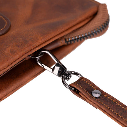 Majeste Leather Clutch Bag Mizuri Leather