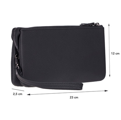 Majeste Leather Clutch Bag Mizuri Leather