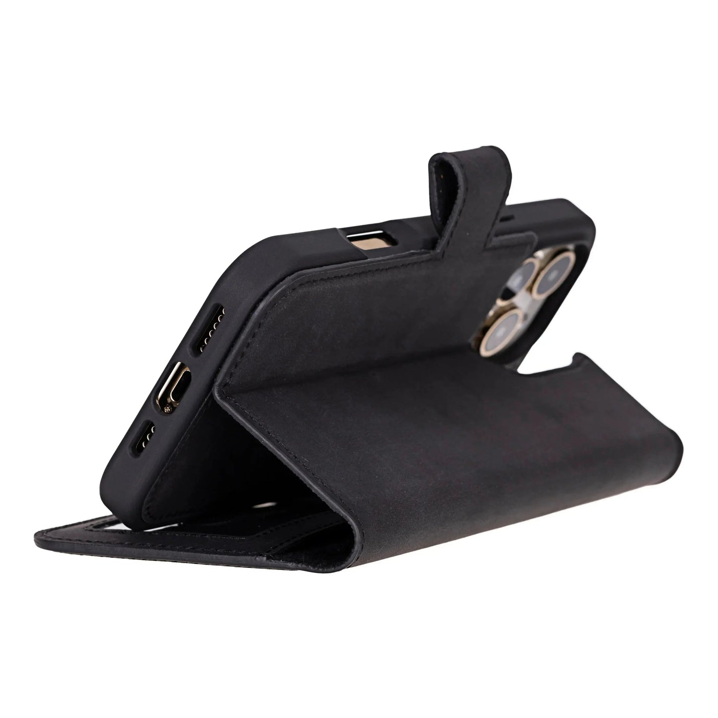 iPhone 16 Pro Leather Wallet Case Detachable RFID MagSafe – Liluri Series Mizuri Leather
