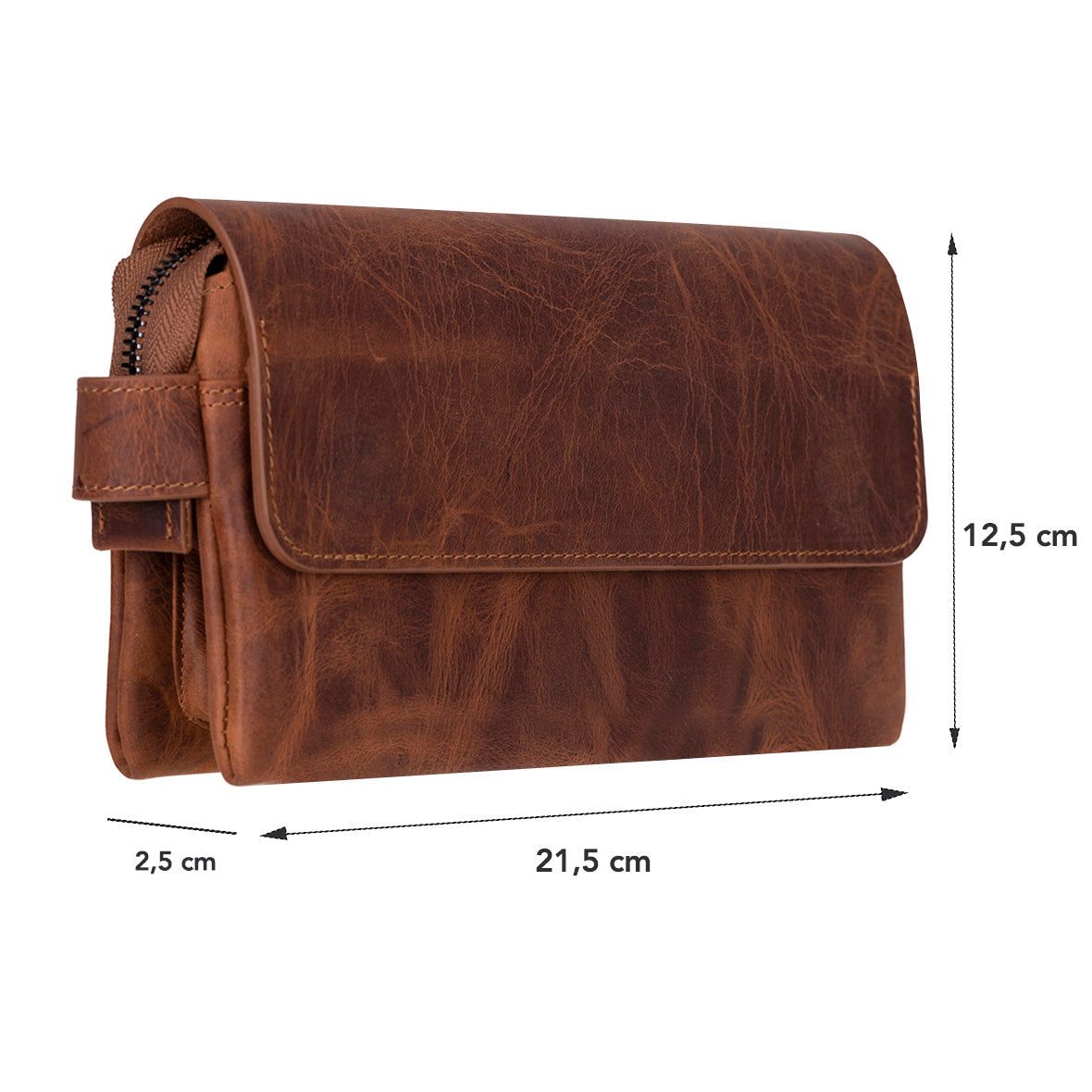 Prestige Leather Clutch Bag Mizuri Leather