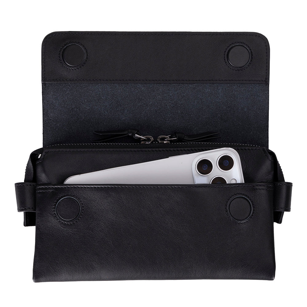 Prestige Leather Clutch Bag Mizuri Leather