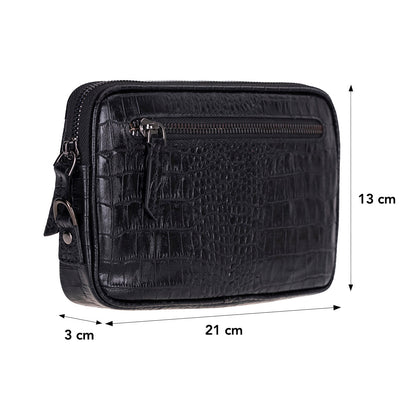 Noma Leather Clutch Bag Mizuri Leather