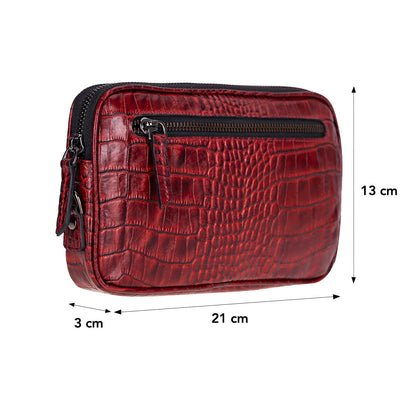 Noma Leather Clutch Bag Mizuri Leather