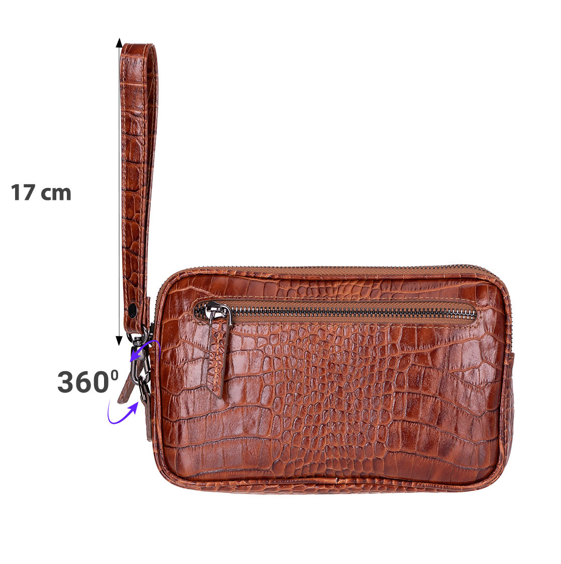Noma Leather Clutch Bag Mizuri Leather
