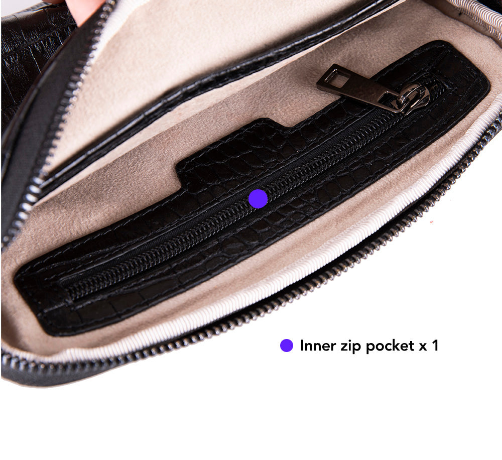 Noma Leather Clutch Bag Mizuri Leather