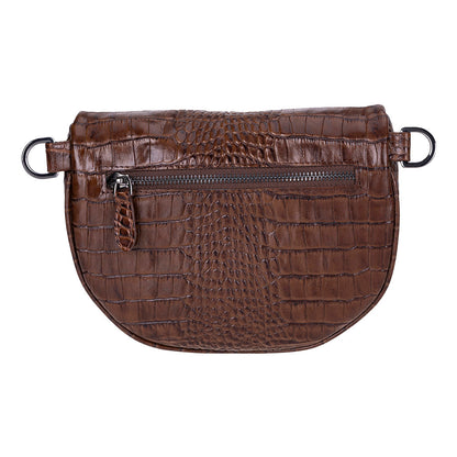 Alora Leather Bag – Croc-Embossed Leather Men & Women Crossbody & Belt Bag for Everyday Elegance | Minimal & Handcrafted Mizuri Leather
