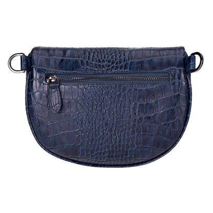 Alora Leather Bag – Croc-Embossed Leather Men & Women Crossbody & Belt Bag for Everyday Elegance | Minimal & Handcrafted Mizuri Leather