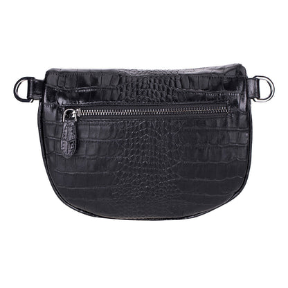 Alora Leather Bag – Croc-Embossed Leather Men & Women Crossbody & Belt Bag for Everyday Elegance | Minimal & Handcrafted Mizuri Leather
