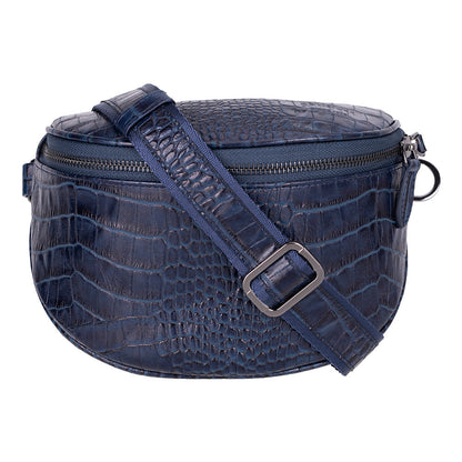 Alora Leather Bag – Croc-Embossed Leather Men & Women Crossbody & Belt Bag for Everyday Elegance | Minimal & Handcrafted Mizuri Leather