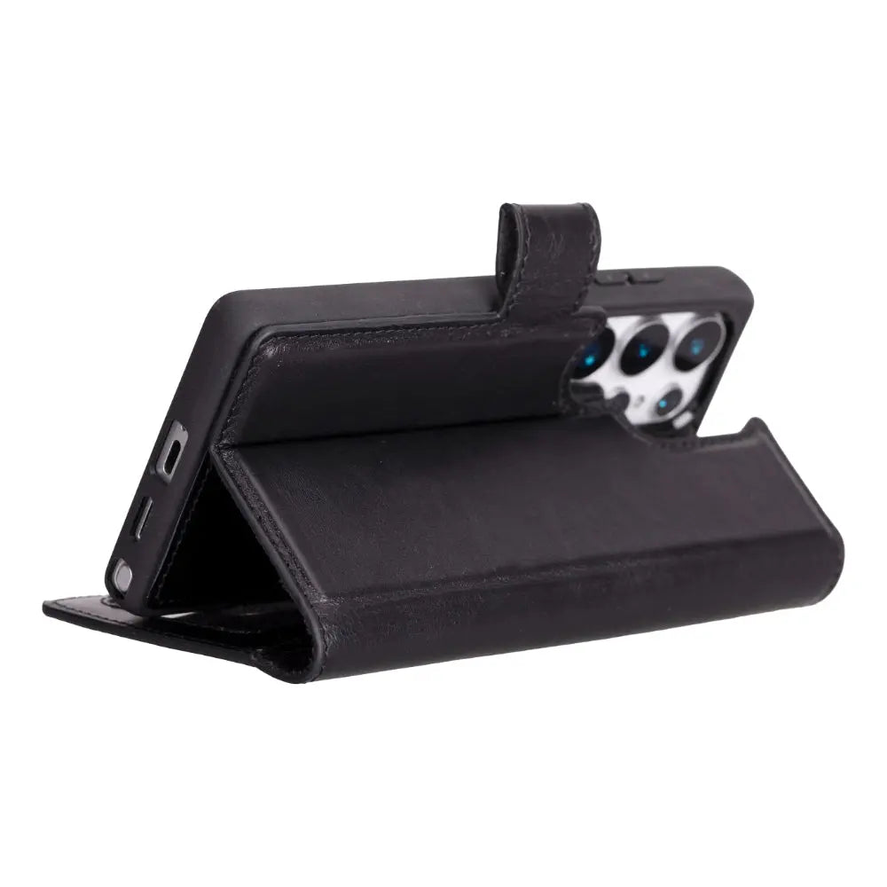 Samsung Galaxy S25 Ultra Leather Wallet Case Detachable RFID – Magic Mizuri Leather