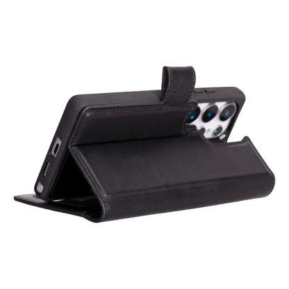 Samsung Galaxy S25 Ultra Leather Wallet Case Detachable RFID – Magic Mizuri Leather