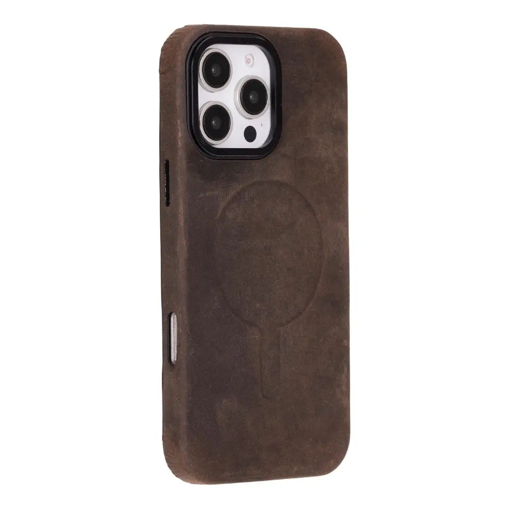 iPhone 16 Pro Max Genuine Leather Slim Case MagSafe – Vento Series Mizuri Leather