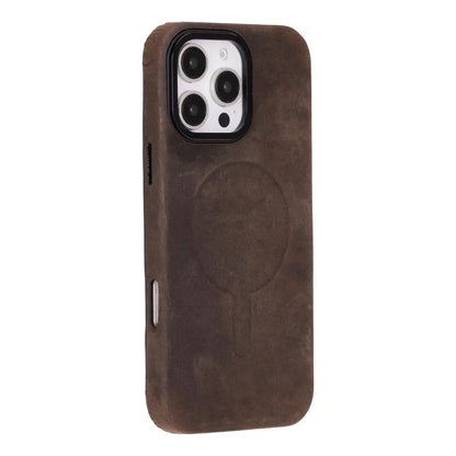 iPhone 16 Pro Max Genuine Leather Slim Case MagSafe – Vento Series Mizuri Leather