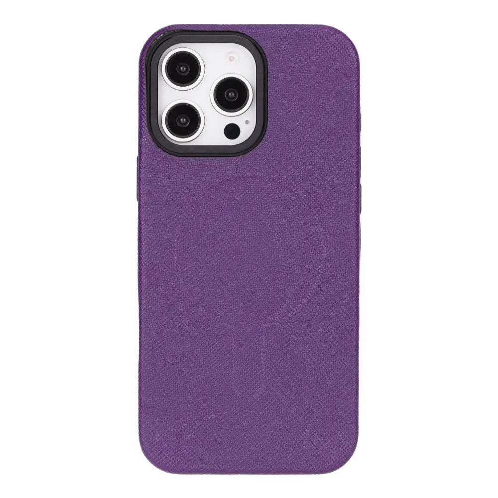 iPhone 16 Pro Genuine Leather Slim Case MagSafe – Vento Series Mizuri Leather