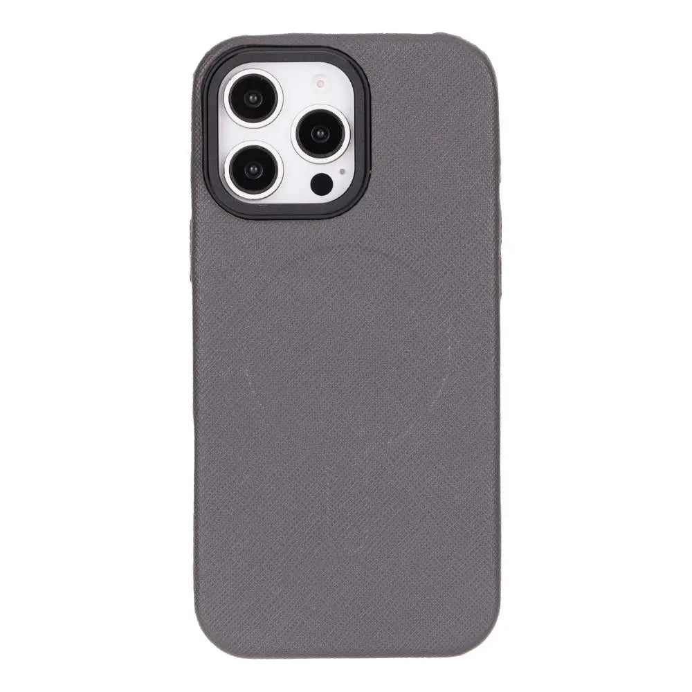 iPhone 16 Pro Max Genuine Leather Slim Case MagSafe – Vento Series Mizuri Leather