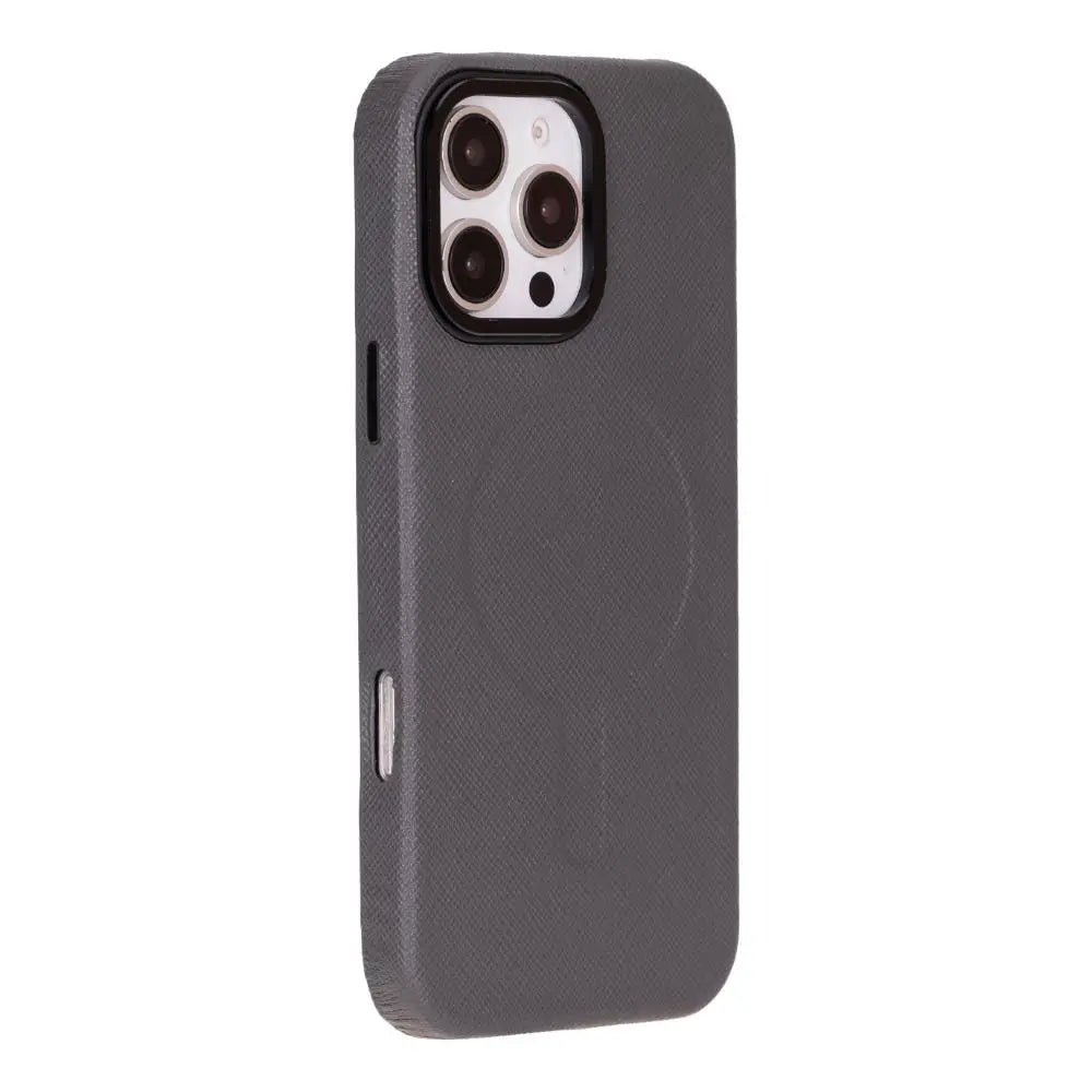 iPhone 16 Pro Genuine Leather Slim Case MagSafe – Vento Series Mizuri Leather