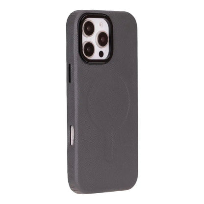 iPhone 16 Pro Genuine Leather Slim Case MagSafe – Vento Series Mizuri Leather