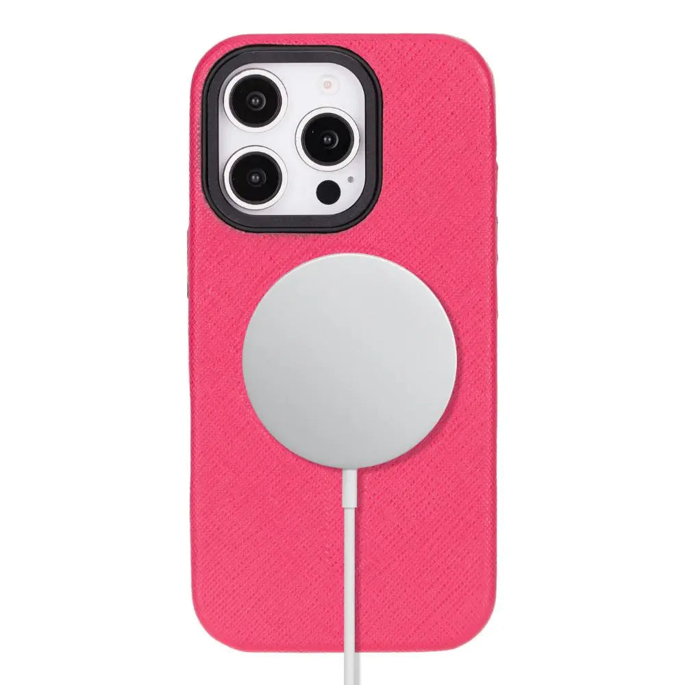 iPhone 16 Pro Max Genuine Leather Slim Case MagSafe – Vento Series Mizuri Leather