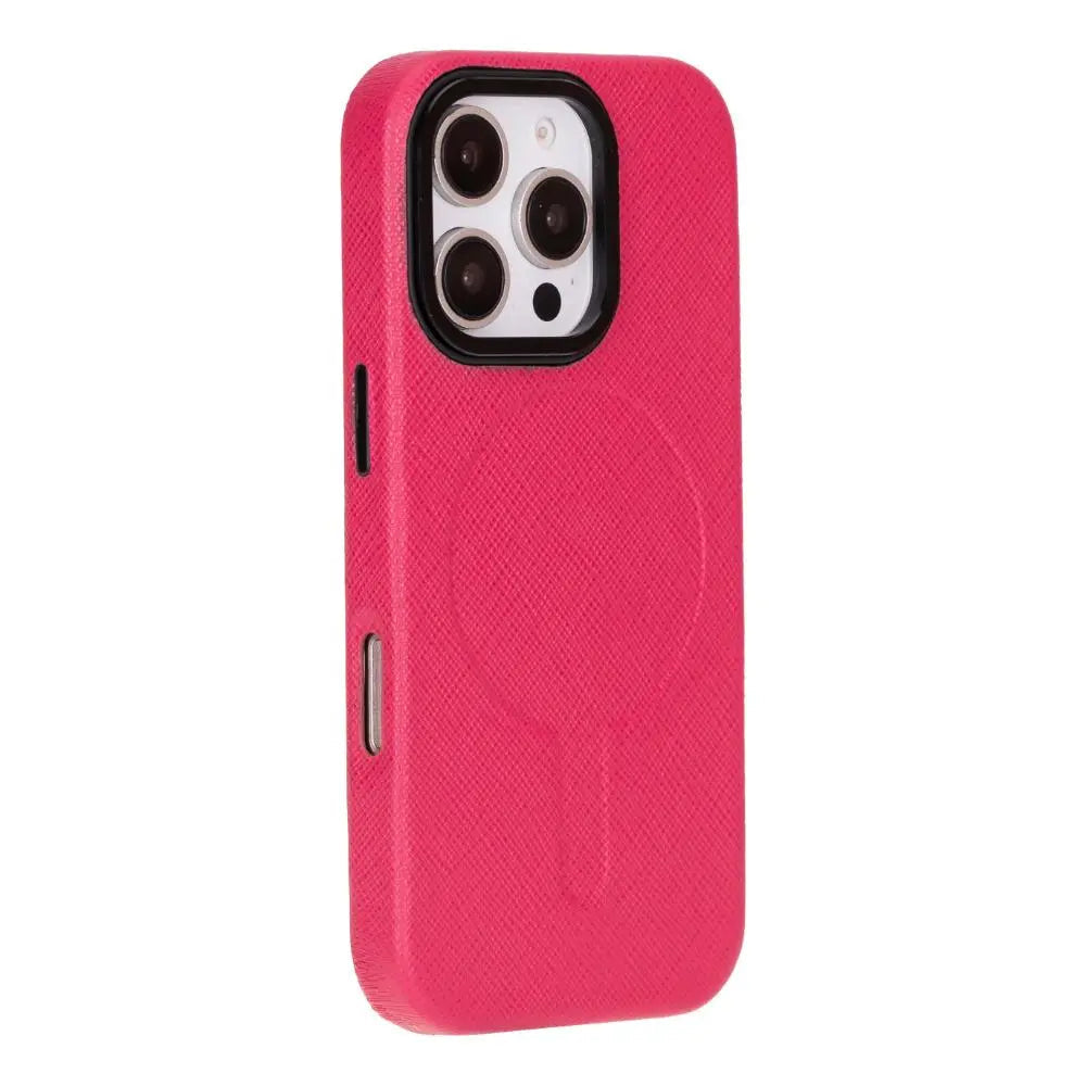 iPhone 16 Pro Genuine Leather Slim Case MagSafe – Vento Series Mizuri Leather
