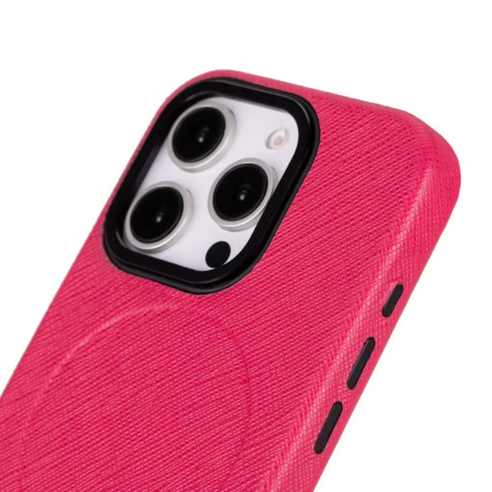 iPhone 16 Pro Genuine Leather Slim Case MagSafe – Vento Series Mizuri Leather