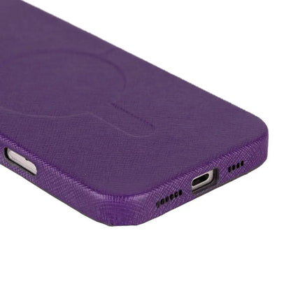 iPhone 16 Pro Max Genuine Leather Slim Case MagSafe – Vento Series Mizuri Leather