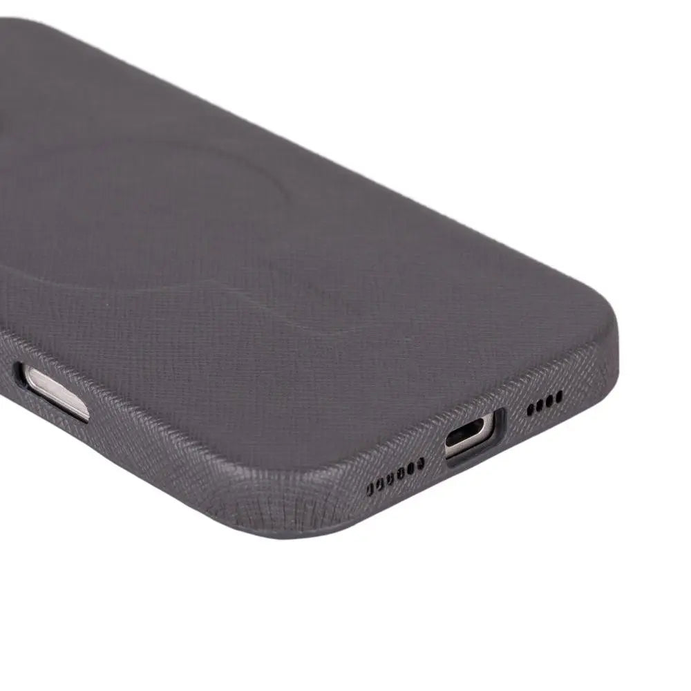 iPhone 16 Pro Max Genuine Leather Slim Case MagSafe – Vento Series Mizuri Leather