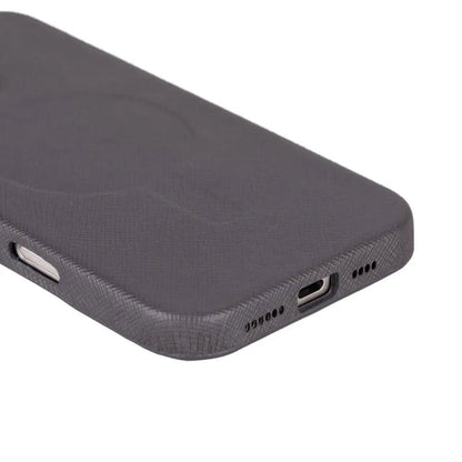 iPhone 16 Pro Genuine Leather Slim Case MagSafe – Vento Series Mizuri Leather
