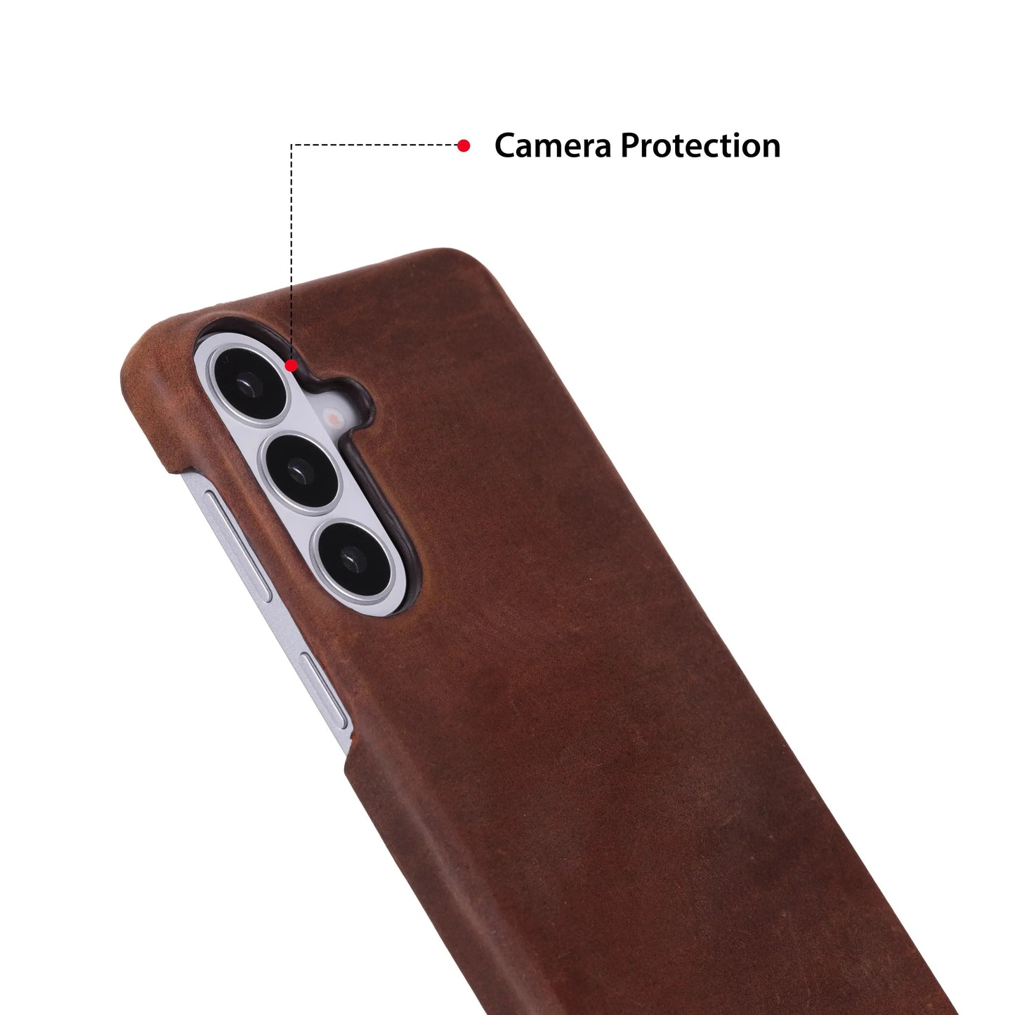 Samsung Galaxy S26 Plus Full-Grain Leather Slim Case MagSafe – Ultimate Jacket Mizuri Leather