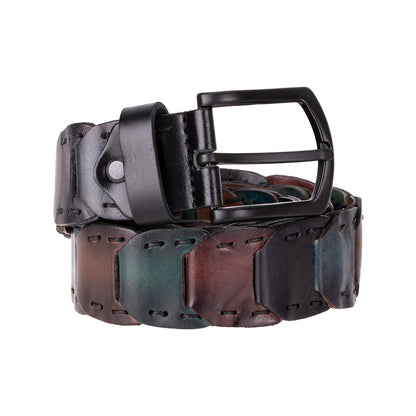 Vista Braided Leather Men's Belt Mizuri Leather