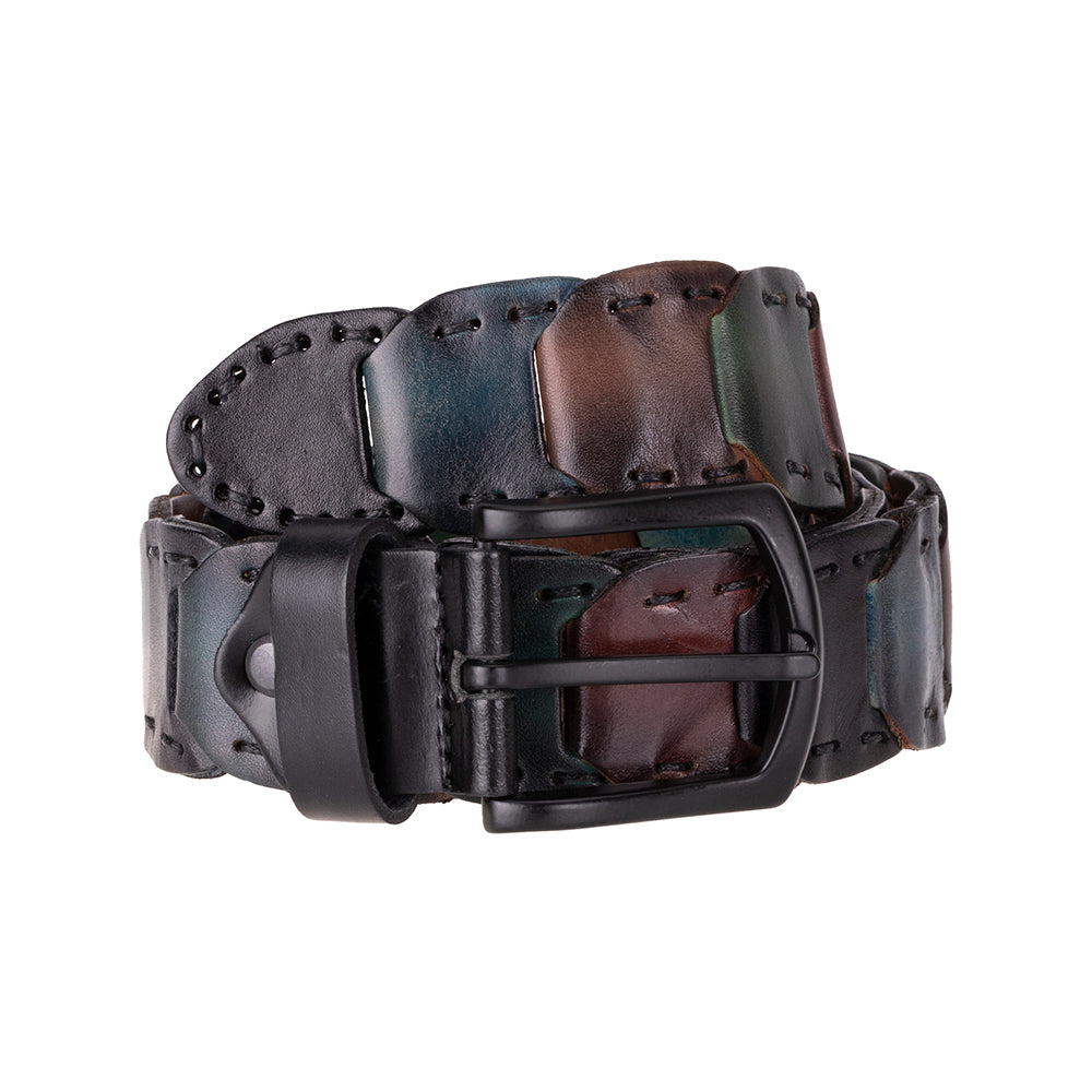 Vista Braided Leather Men's Belt Mizuri Leather