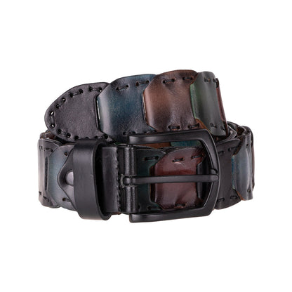 Vista Braided Leather Men's Belt Mizuri Leather
