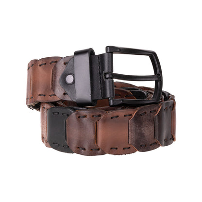 Vista Braided Leather Men's Belt Mizuri Leather