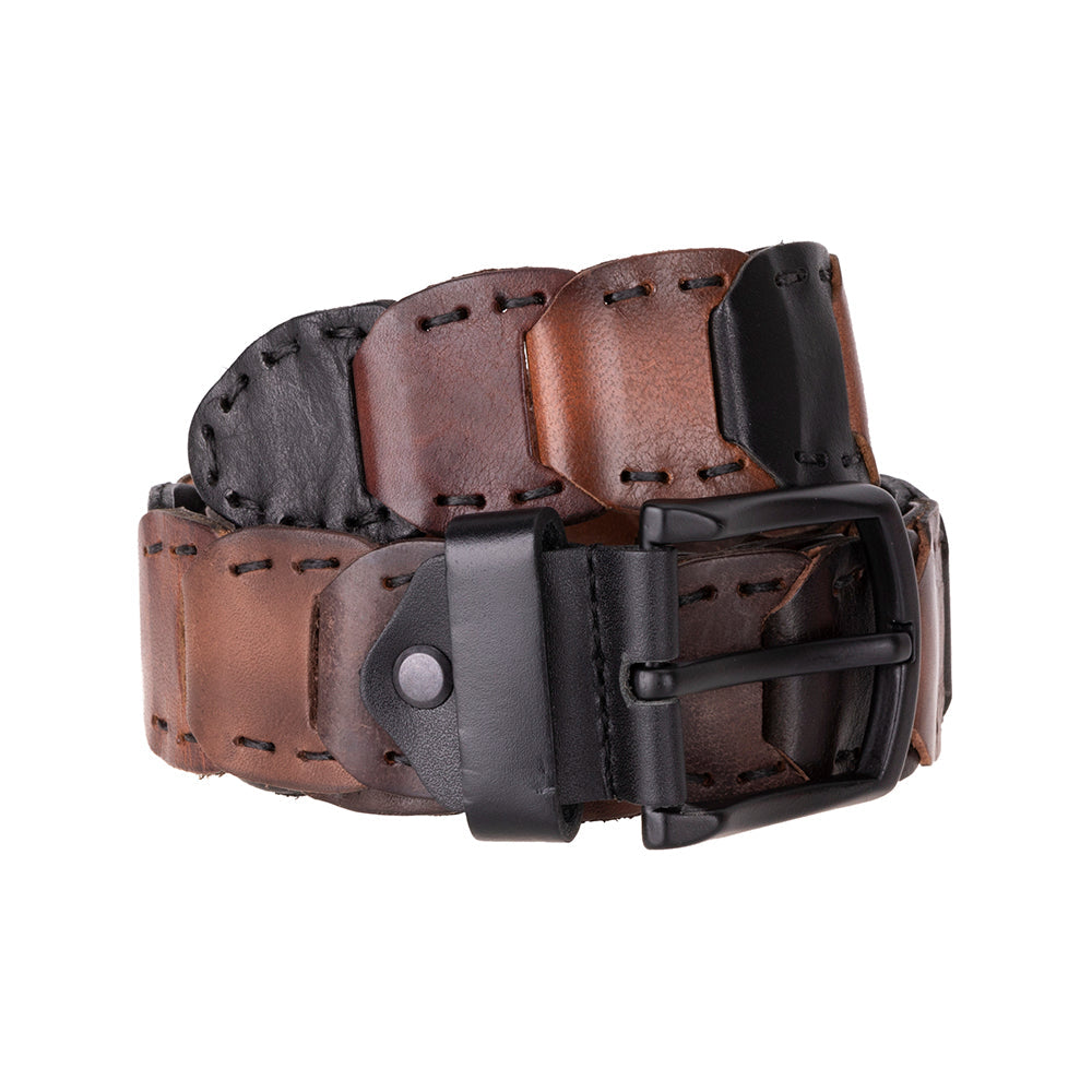 Vista Braided Leather Men's Belt Mizuri Leather