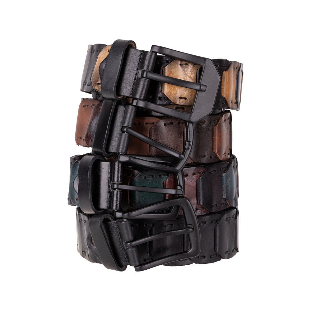 Vista Braided Leather Men's Belt Mizuri Leather