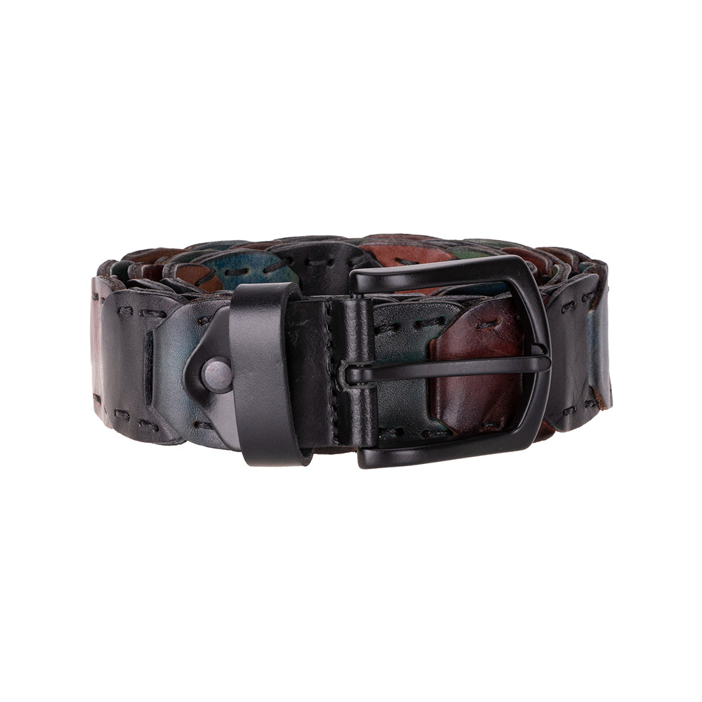 Vista Braided Leather Men's Belt Mizuri Leather