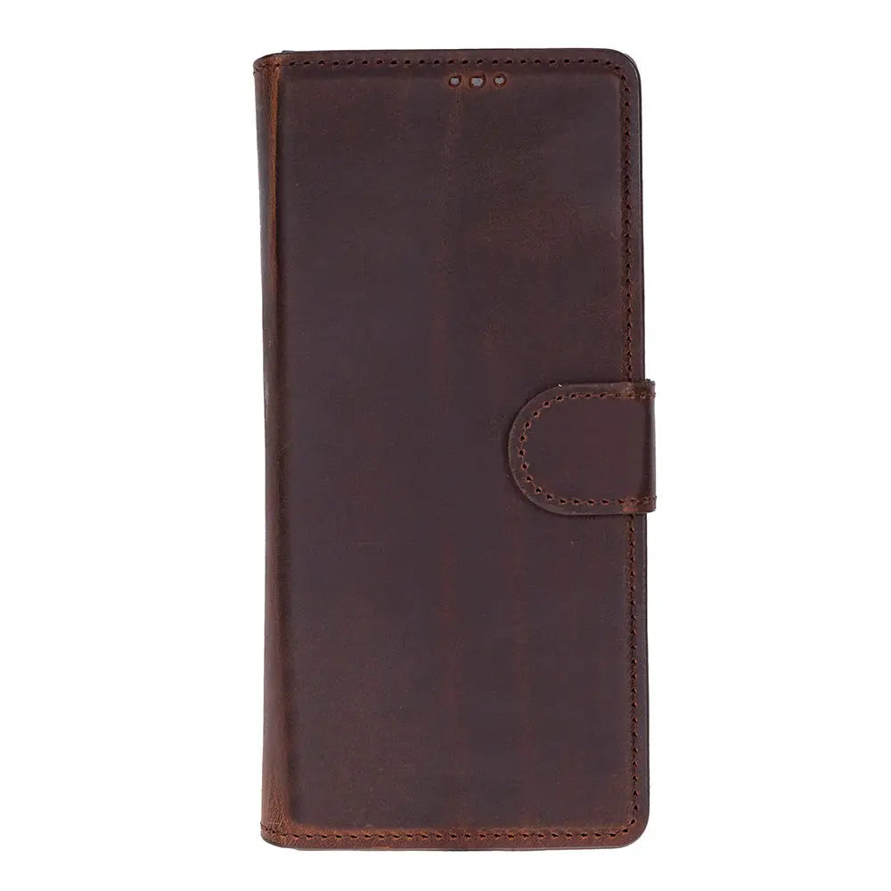 Samsung Galaxy Z Fold7 Genuine Leather Folio Wallet Case RFID – Wallet ID Mizuri Leather