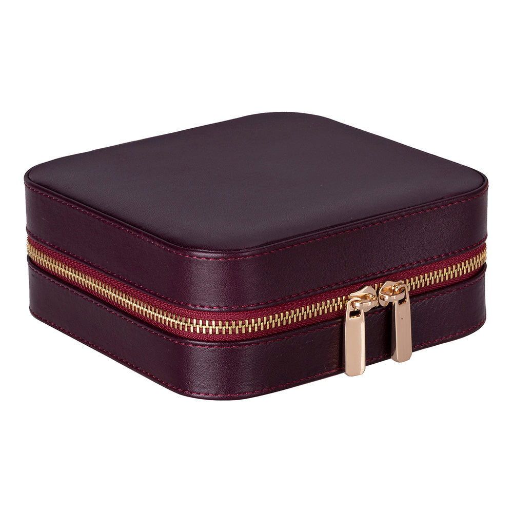 Amanda Leather Jewelry Box, Large Mizuri Leather