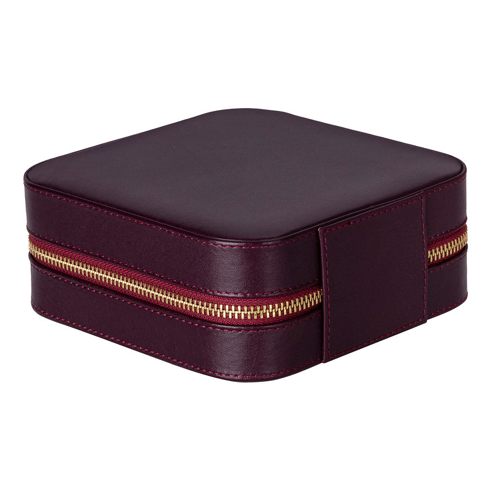 Amanda Leather Jewelry Box, Large Mizuri Leather