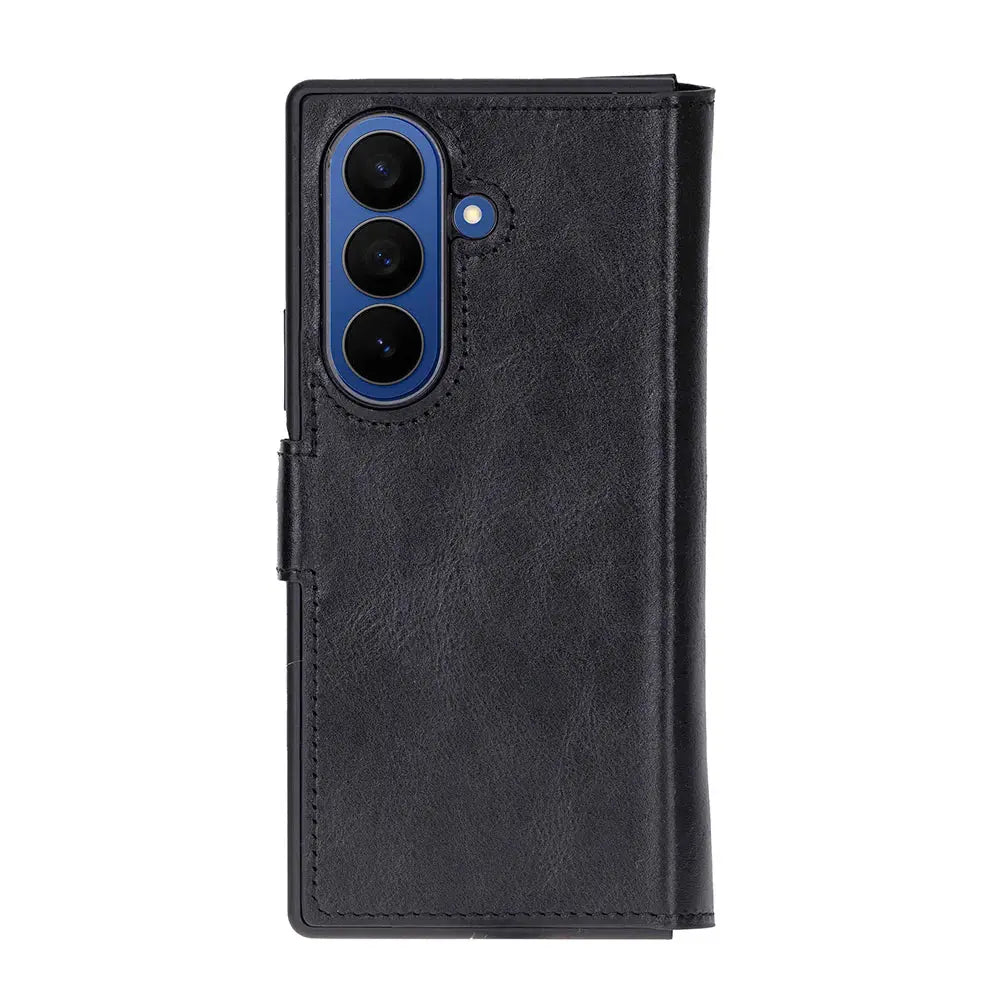 Samsung Galaxy Z Fold7 Genuine Leather Folio Wallet Case RFID – Wallet ID Mizuri Leather