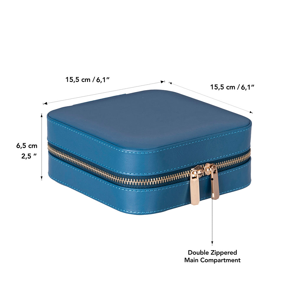 Amanda Leather Jewelry Box, Large Mizuri Leather
