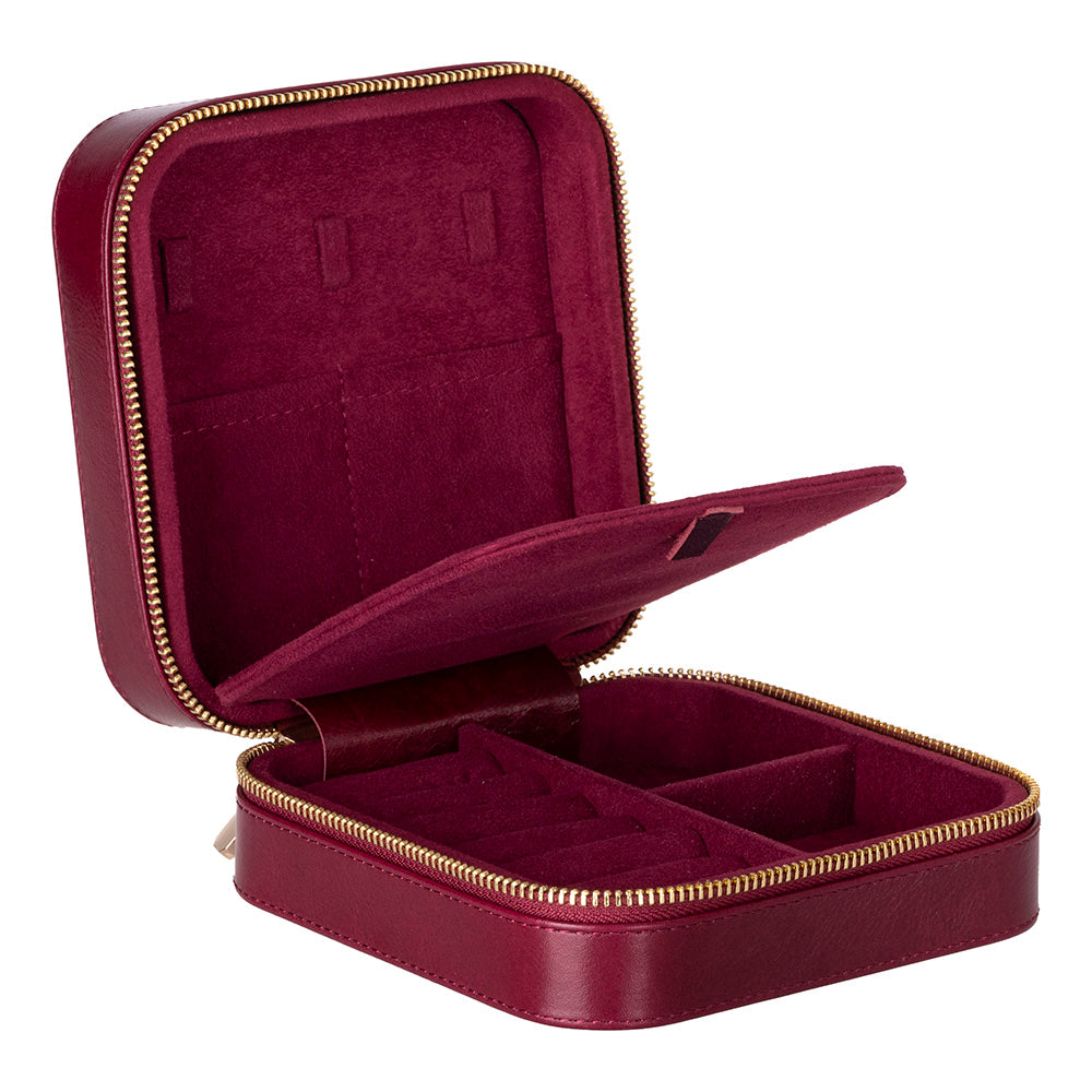 Amanda Leather Jewelry Box, Large Mizuri Leather