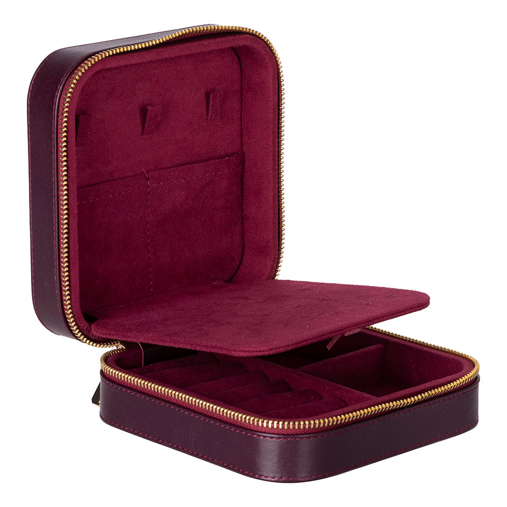 Amanda Leather Jewelry Box, Large Mizuri Leather
