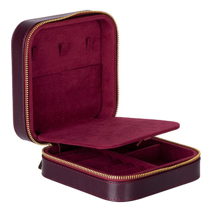 Amanda Leather Jewelry Box, Large Mizuri Leather