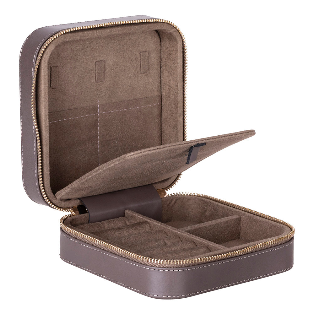 Amanda Leather Jewelry Box, Large Mizuri Leather