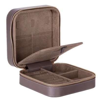 Amanda Leather Jewelry Box, Large Mizuri Leather