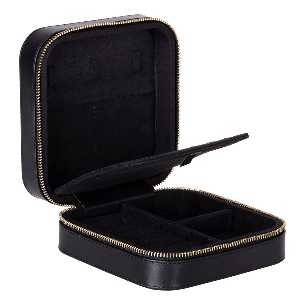 Amanda Leather Jewelry Box, Large Mizuri Leather