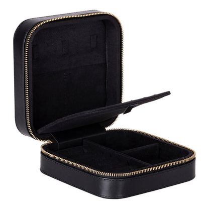 Amanda Leather Jewelry Box, Large Mizuri Leather