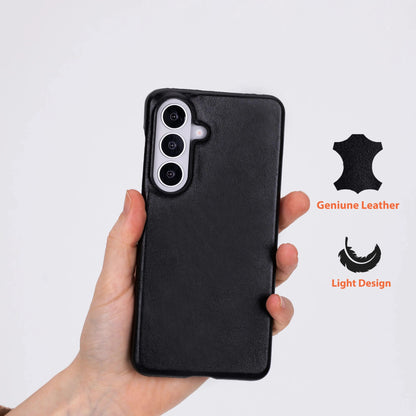 Samsung Galaxy S26 Plus Full-Grain Leather Slim Case MagSafe – Ultimate Jacket Mizuri Leather
